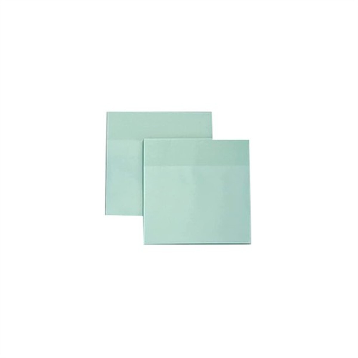 Notas adhesivas cuadradas - Verde 