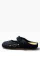 Zueco calado con hebilla BT405 Negro