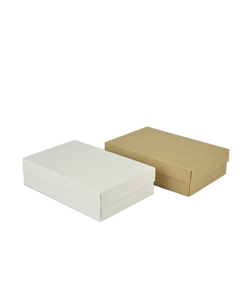 CAJA ECO 07 - 16x23x6 cm REVERSIBLE BLANCO - MADERA