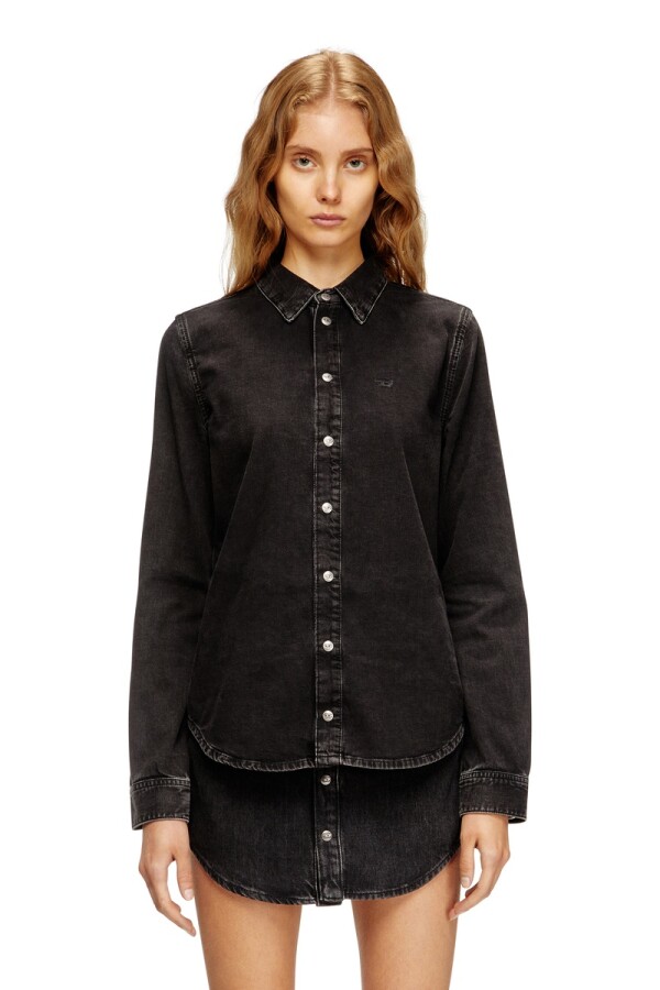 Camisa Para Mujer De-Eazy Shirt Negro