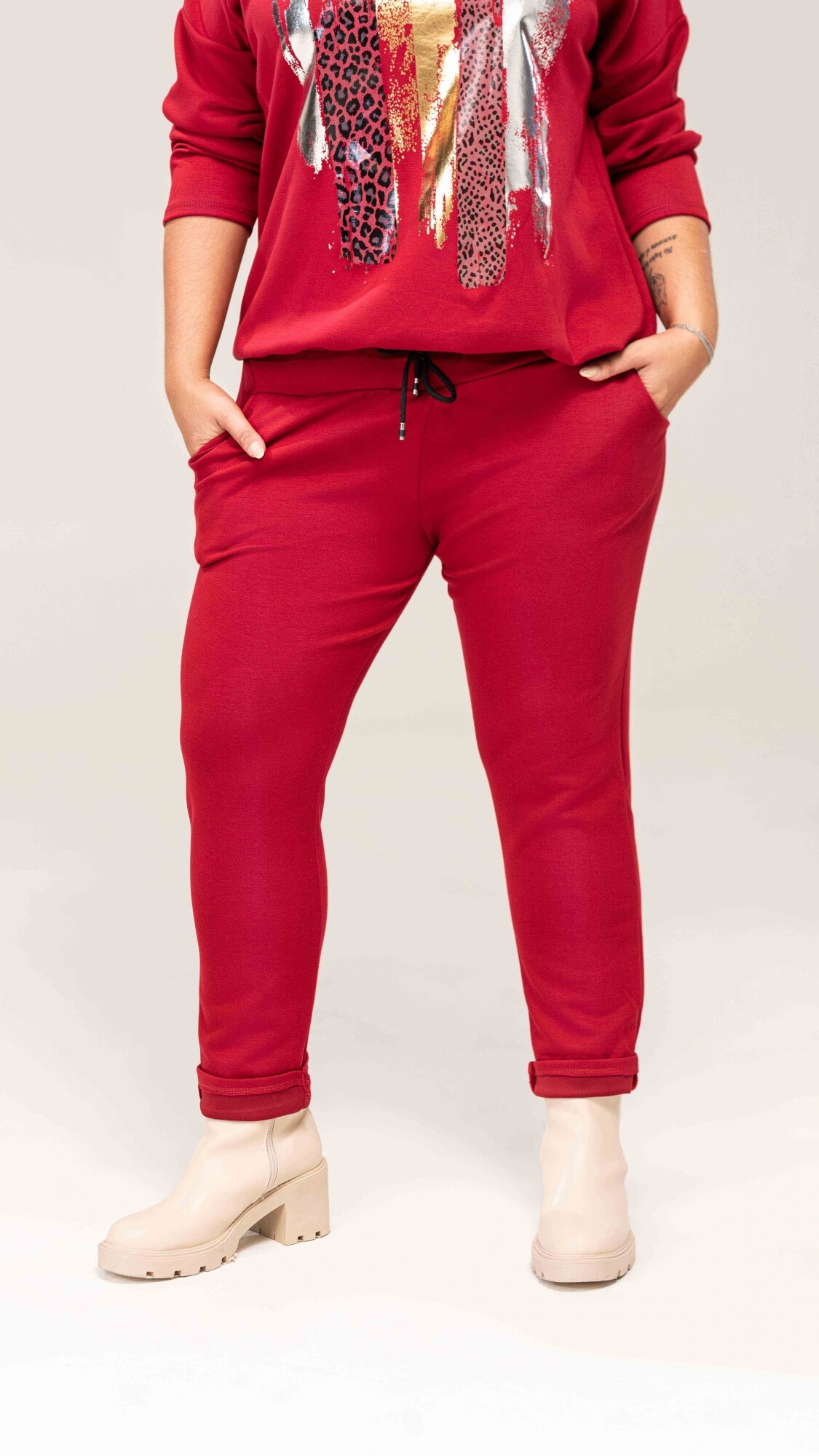 Pantalon Napoles rojo