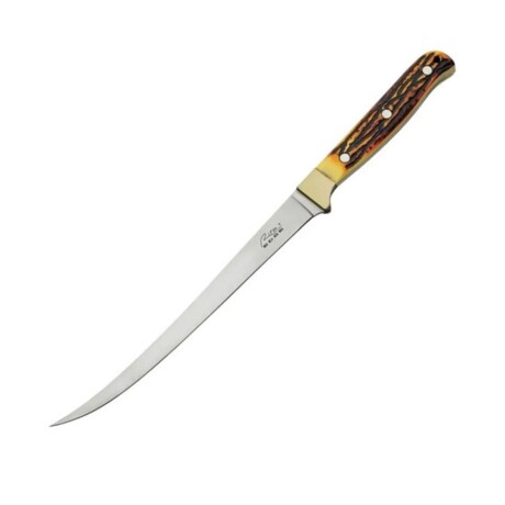 CUCHILLO DEPORTIVO - 7,5 FILETEADOR MANGO CIERVO CUCHILLO DEPORTIVO - 7,5 FILETEADOR MANGO CIERVO