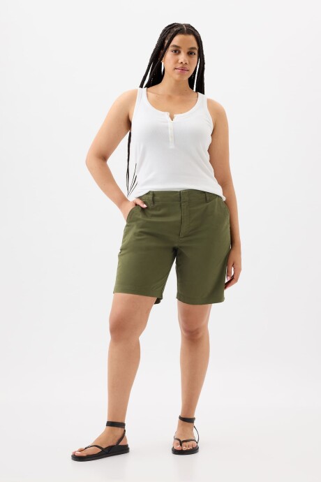 Bermuda Downtown Mujer Army Jacket Green