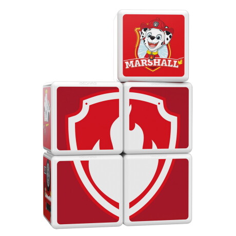 Puzzle cubos magnéticos PAW PATROL (5 piezas) Marshall, camión de bomberos