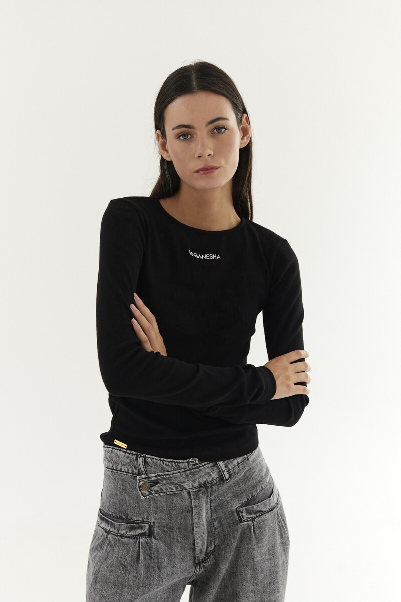 Remera Trech Negro