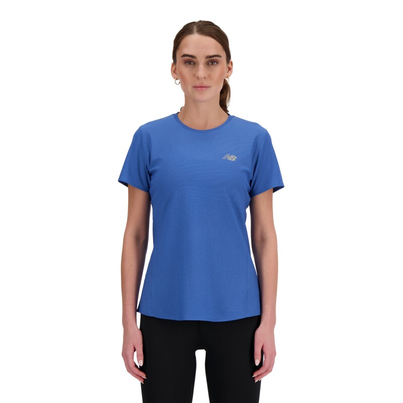 Remera New Balance de Dama - SHORT SLEEVE - WT41281BEU BLUE