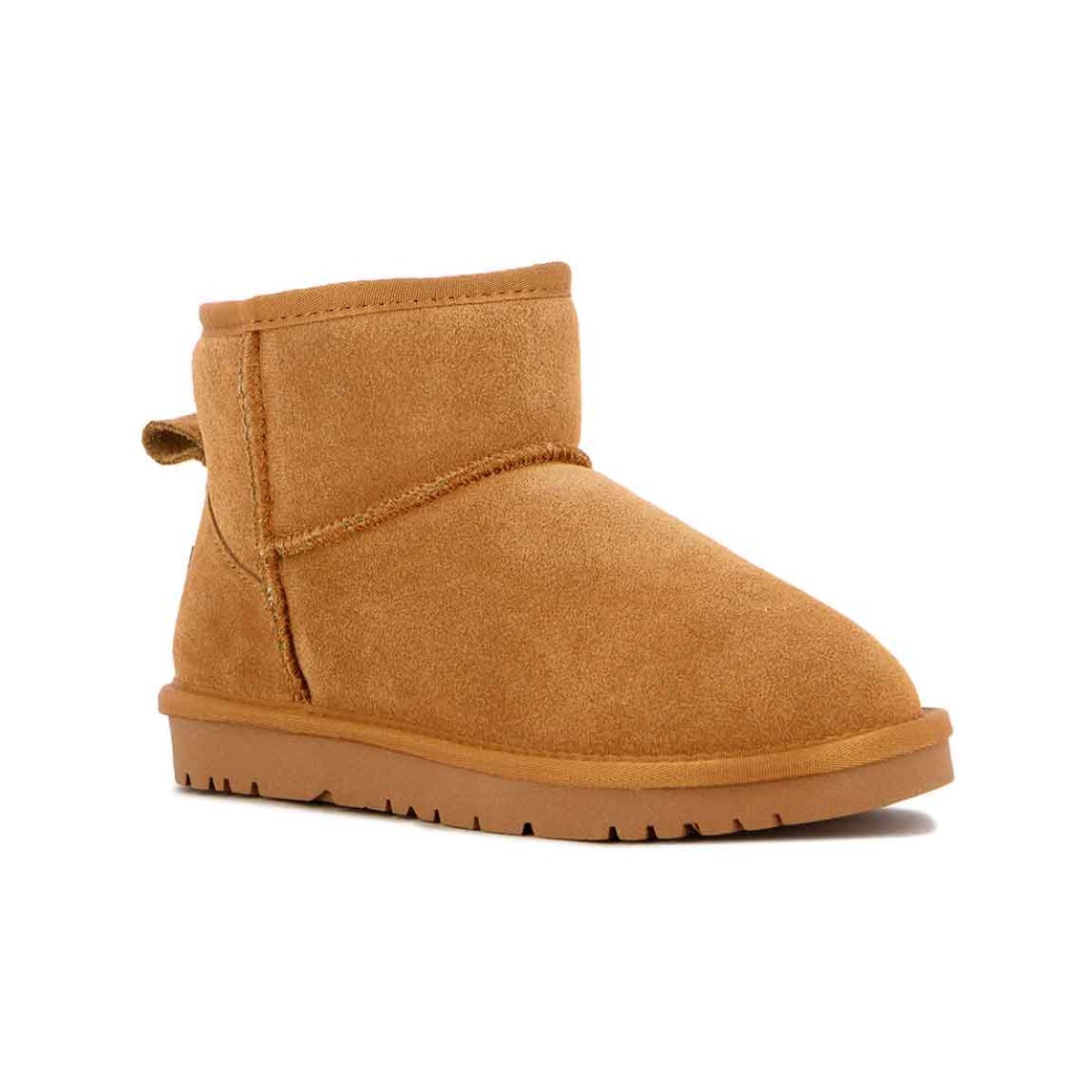 Country Pantubota Cuero Suede / Water-Resistant – Dama – Camel - Camel 