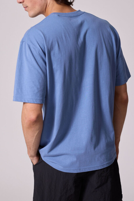 T-SHIRT LAMBRE DIXIE Azul Piedra