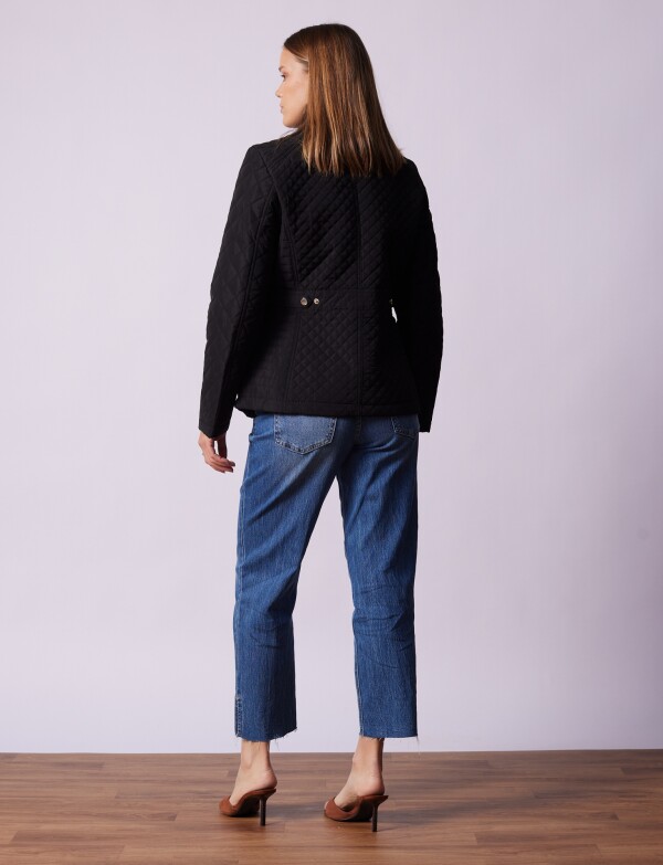 Campera Capitoneada NEGRO