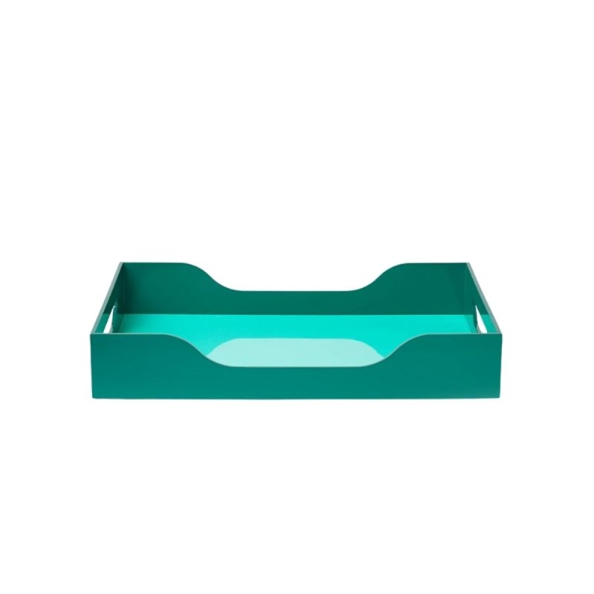 PRINTWORKS BANDEJA DECORATIVA OLAS VERDE LARGE 