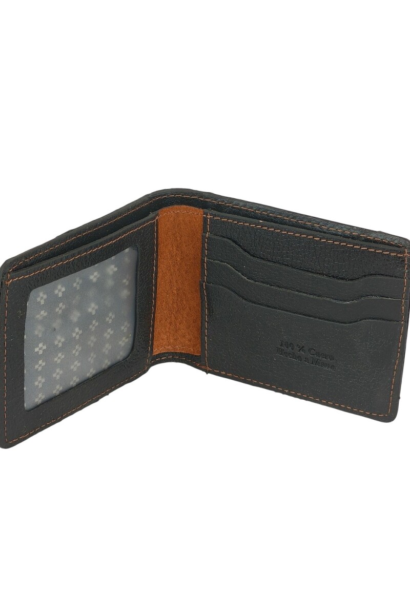 Billetera de hombre al corte clasica Oxido