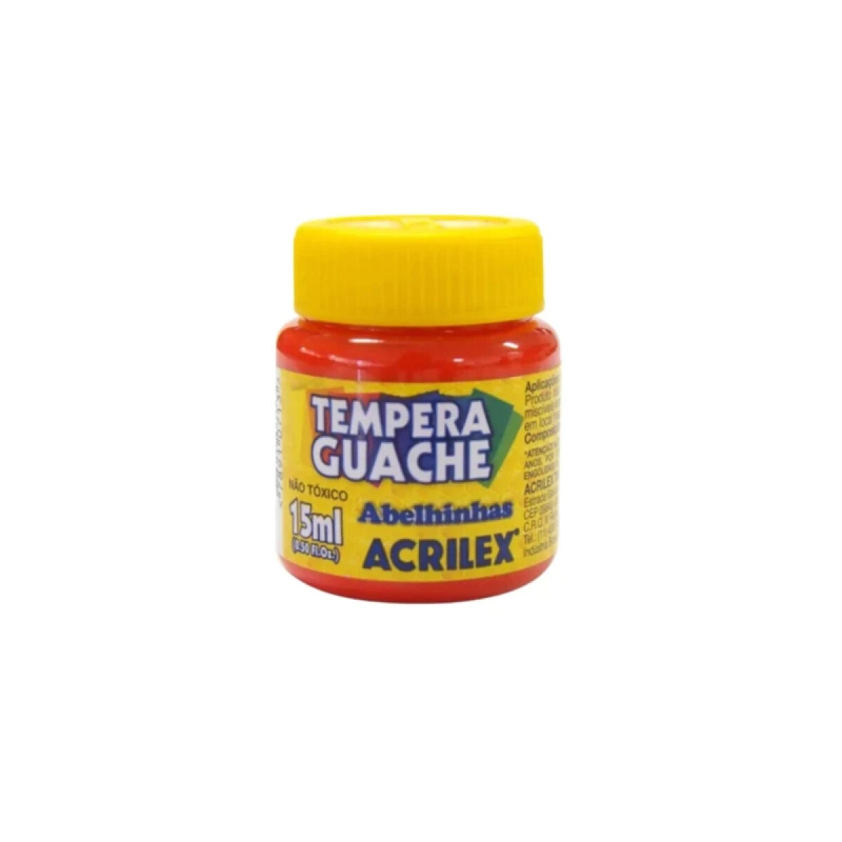 Témpera Acrilex 15 ml - Rojo 