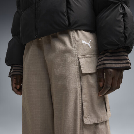ESS Relax.Barrel Ripstop Cargo Slouchy Pants 63667581 Beige