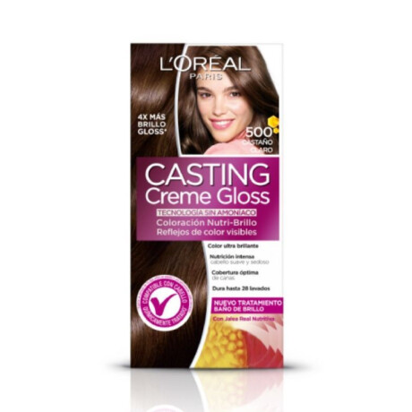 Tintura Para Cabello L'Oréal Paris Casting Creme Gloss Castaño Claro N°500 Tintura Para Cabello L'Oréal Paris Casting Creme Gloss Castaño Claro N°500