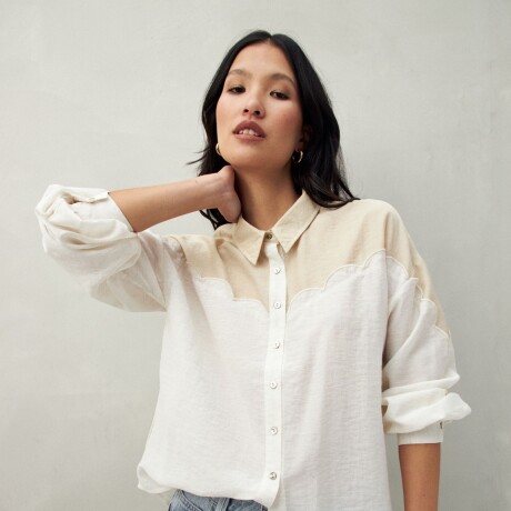 CAMISA EPONIA Almendra