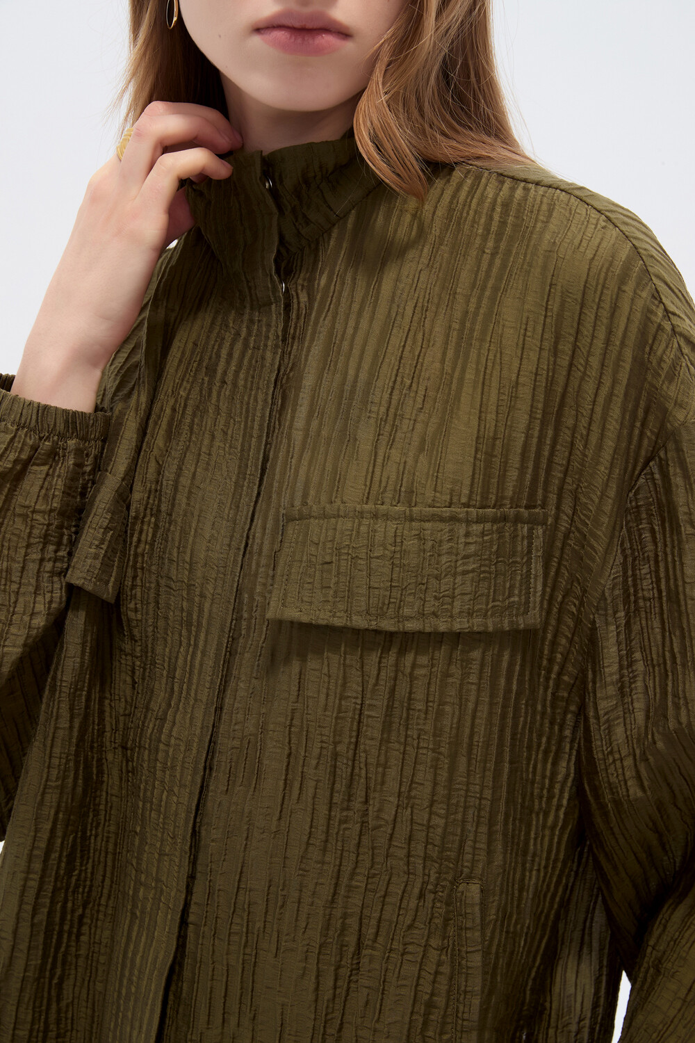Campera Terala Verde Oliva Oscuro