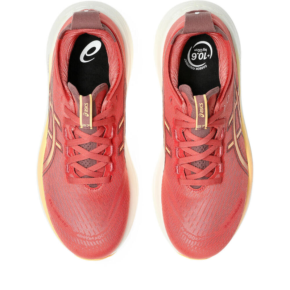 Zapatillas Running GEL-Nimbus 27 Mujer Dark Pink Clay/orange Glow