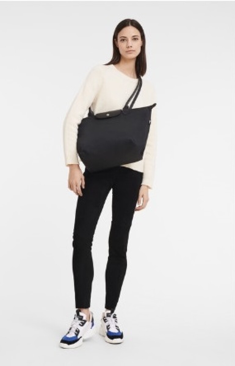 Longchamp -Cartera con asas extra largas de material textil, Le pliage Energy 