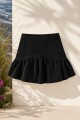 FALDA ULA COURO Negro