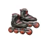 Roller Patines 4 Ruedas Lineal Suxfly Regulables Rojo