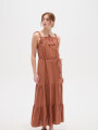 Vestido Vesal Tostado