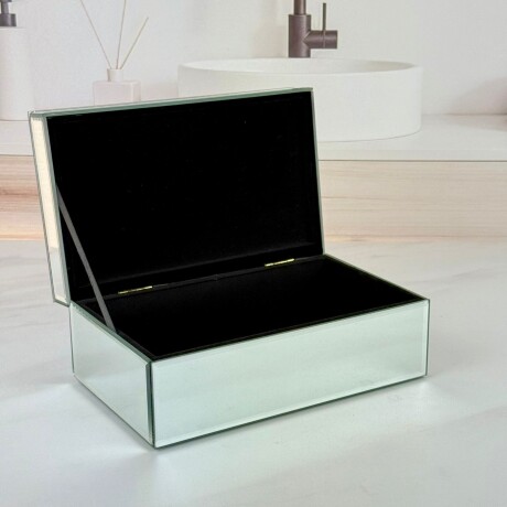 Joyero Box Espejado Largo 20cm x Ancho 13cm x Alto 9cm Joyero Box Espejado Largo 20cm x Ancho 13cm x Alto 9cm