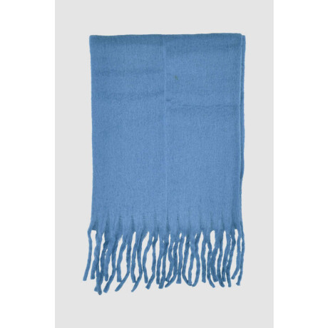 Bufanda volados Azul