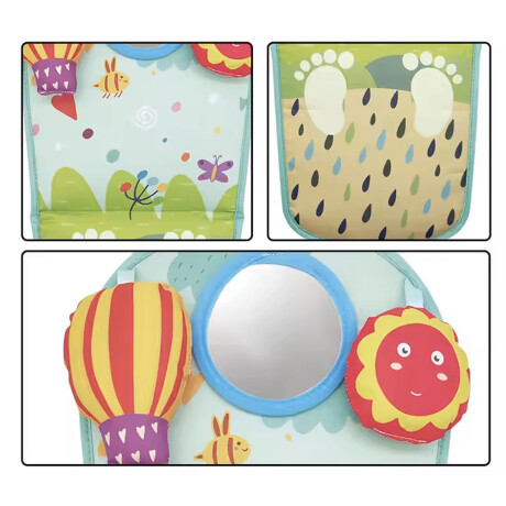 Entretenedor/Panel de Auto para Bebés con Espejo y Juguetes Sol