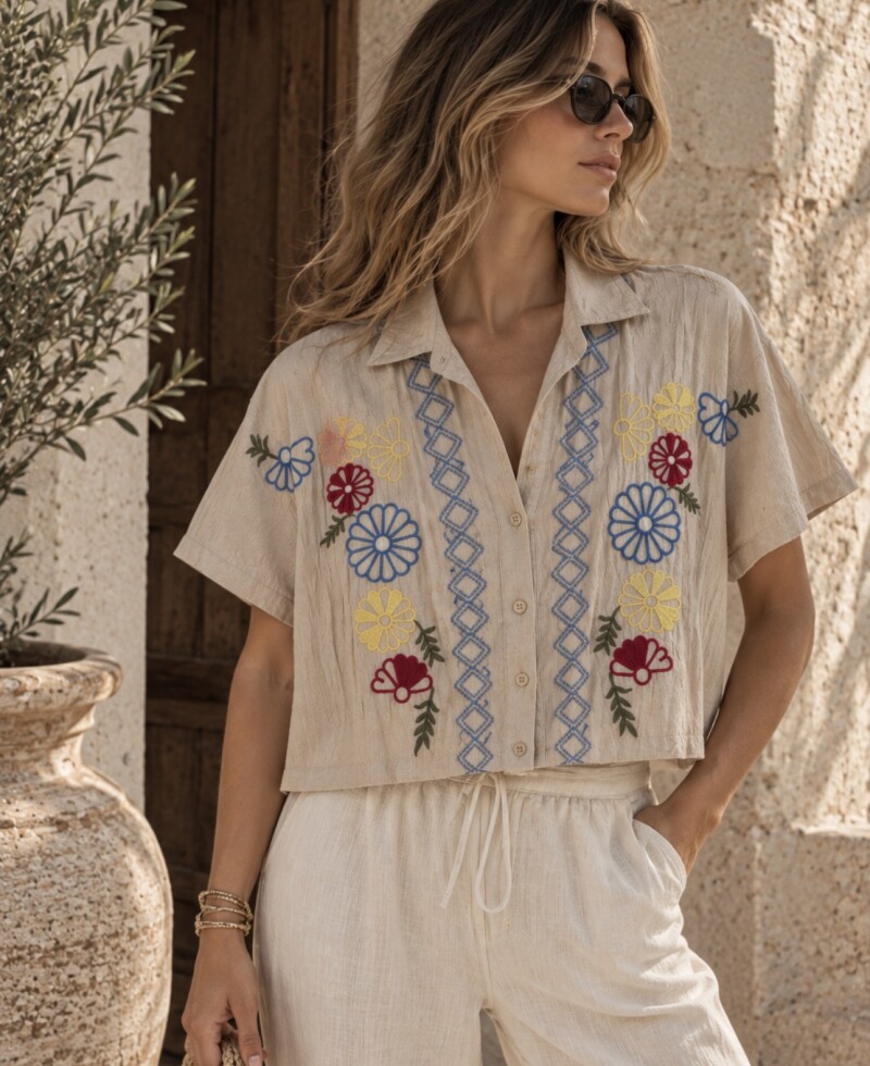 Camisa Sunrise PRE VENTA beige