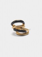 Aros Con Esmalte negro