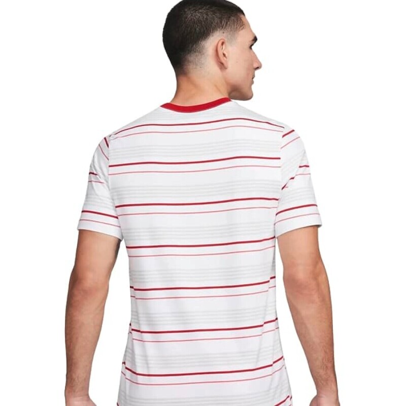 M NSW TEE CLUB STRIPE FA23 Blanco