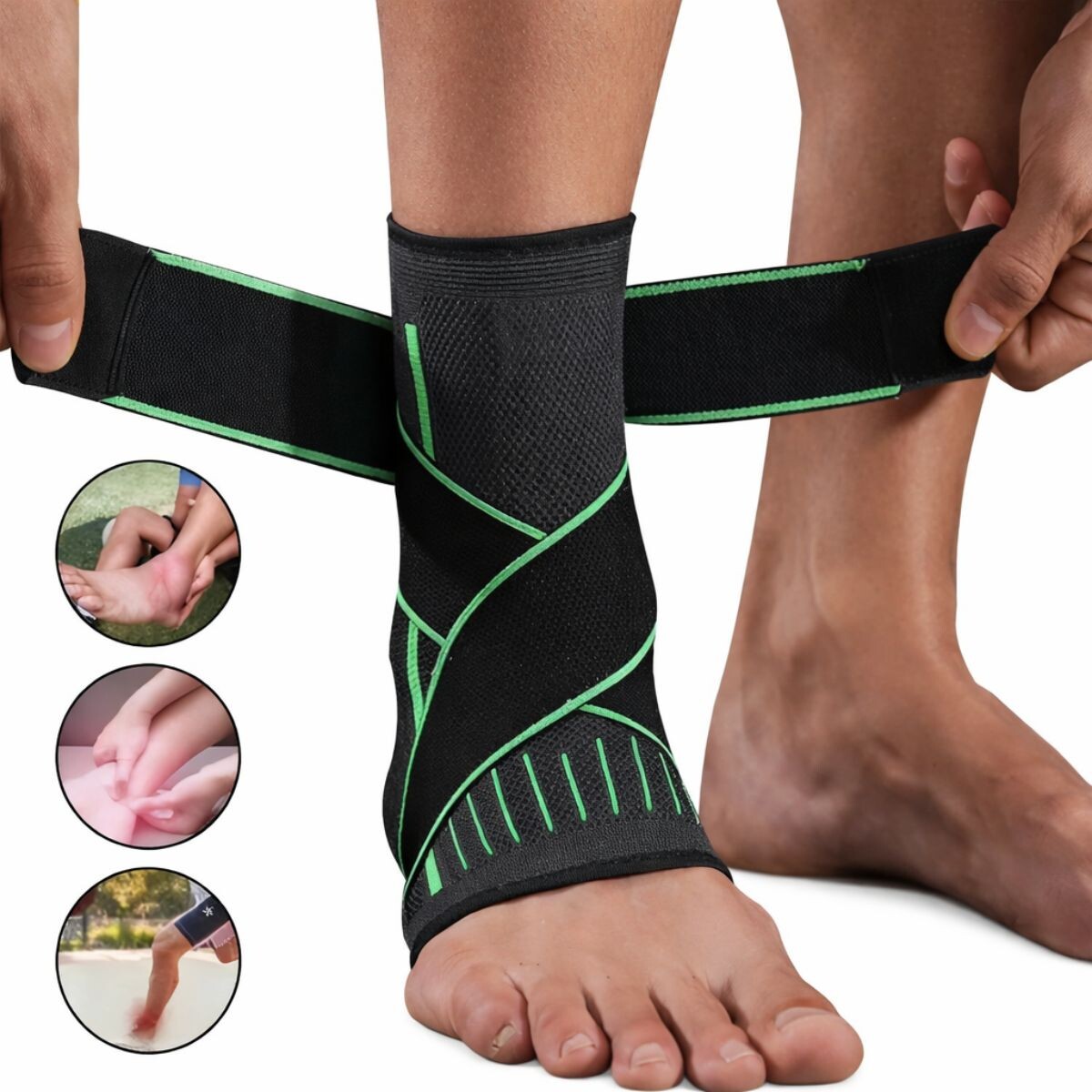 Tobillera Deportiva Compresora Tobillo Ajustable Talle XL 