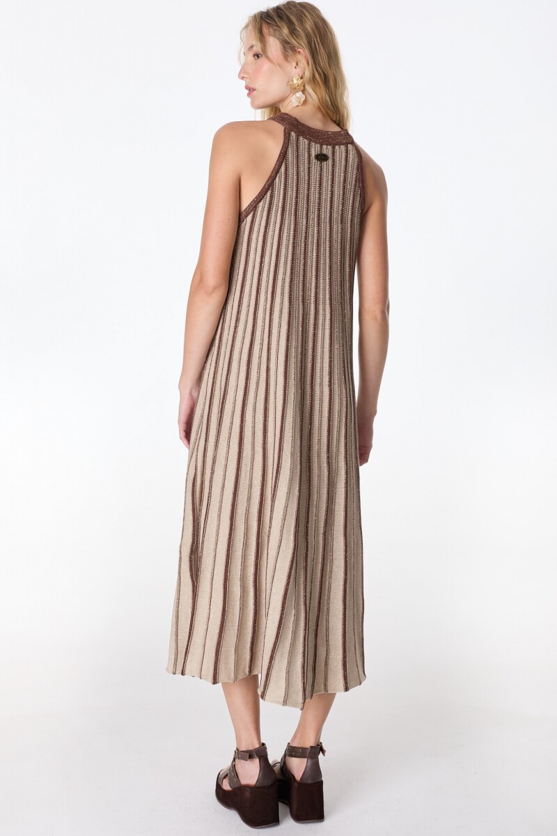 Vestido Ecos Marron