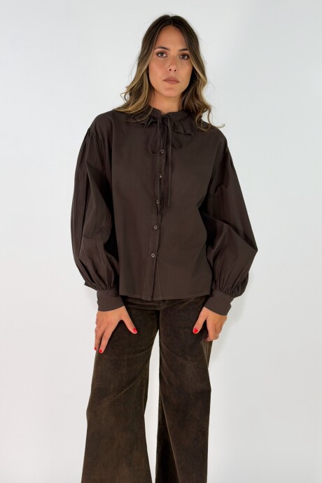 CAMISA THAR Chocolate