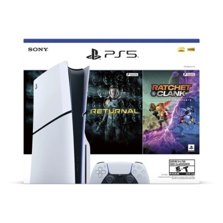 Consola PlayStation 5 Slim con Lectora + Returnal + Ratchet & Clank Consola PlayStation 5 Slim con Lectora + Returnal + Ratchet & Clank