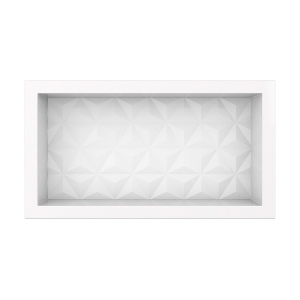 ESTANTE P/EMPOTRAR MARMOL SINTETÉTICO 60x30 CM COLOR BLANCO Estante P/empotrar Marmol Sintetético 60x30 Cm Color Blanco