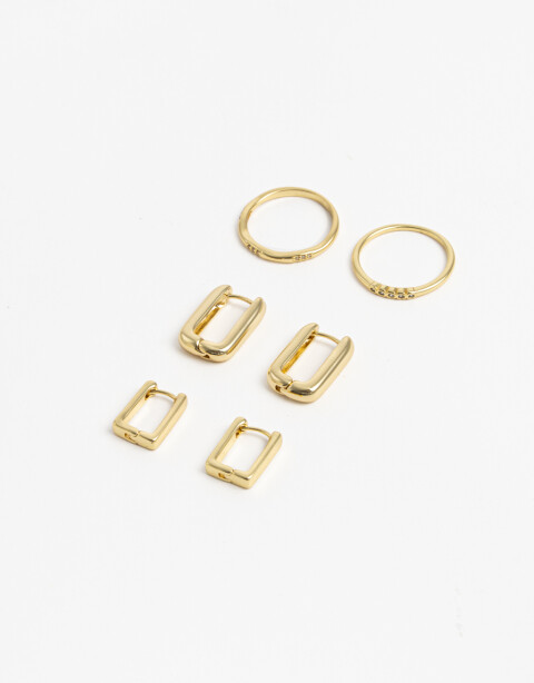 Bijouterie Set Metal Bijou Set Metal Delicado - Dorado