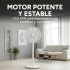 Ventilador 2 En 1 Pie Escritorio Goldtech 3 Velocidades 30W Color Blanco