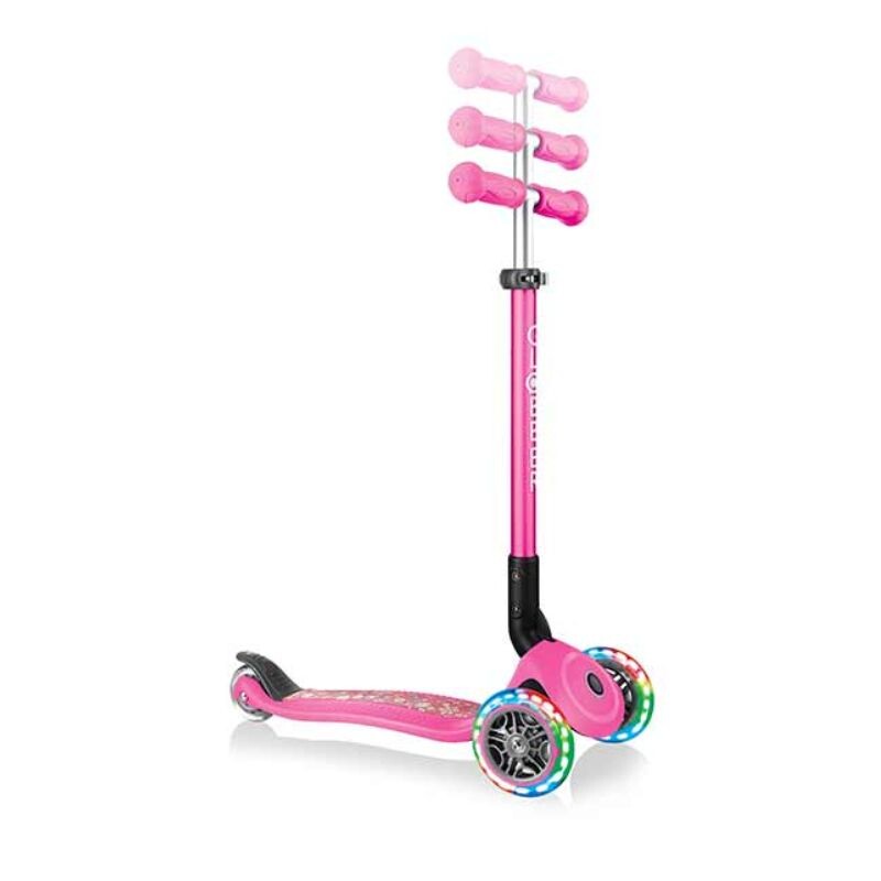 Monopatin Globber Junior Plegable Fantasy Lights Rosado Monopatin Globber Junior Plegable Fantasy Lights Rosado