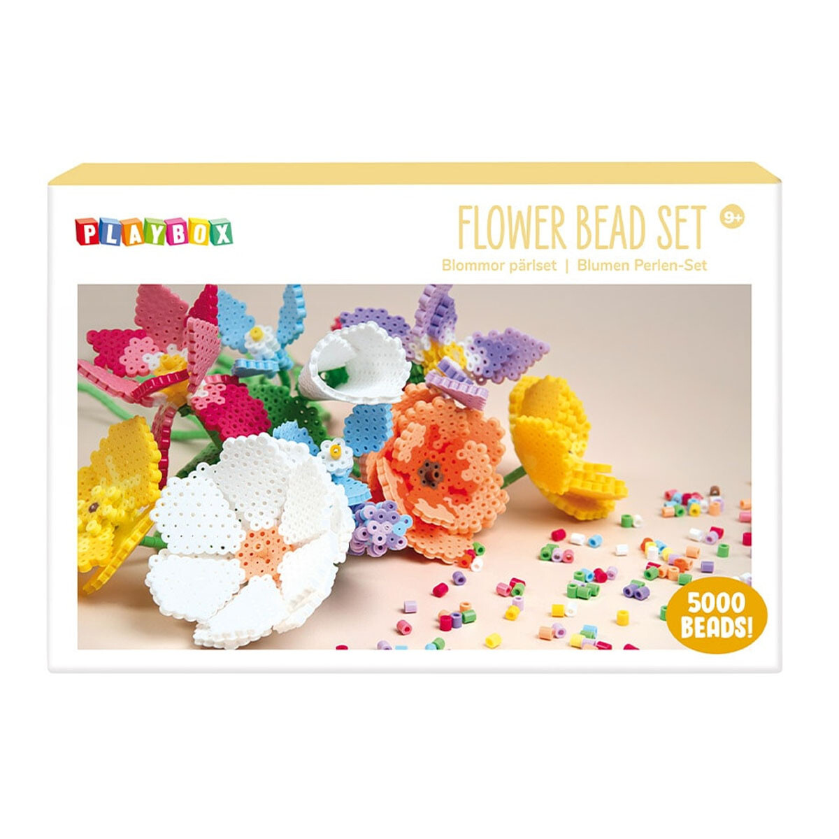 Cuentas para planchar Flower 5.000 piezas Hama Beads Playbox 