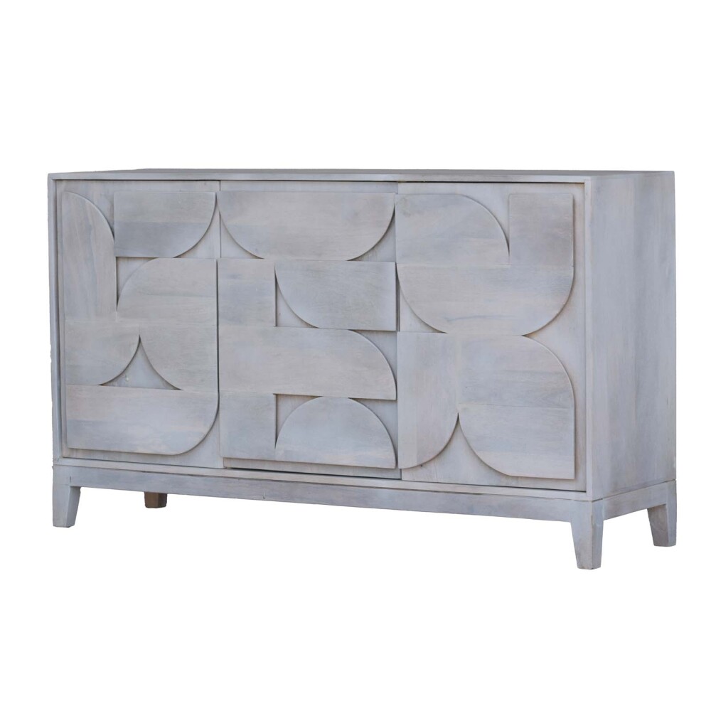 APARADOR MADERA-DE-MANGO BLANCO MAYRA