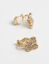 Aros Clips Mariposas Aros Clip Mariposa - Dorado