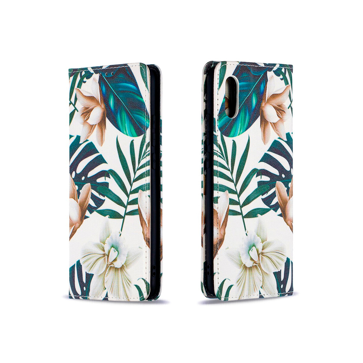 Flip cover Xiaomi Redmi 9A diseño hojas 