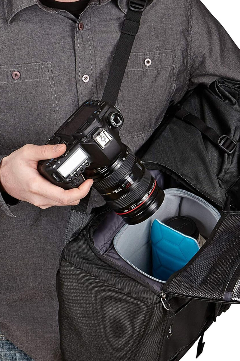 Covert Dslr Rolltop Backpack Dark Shadow