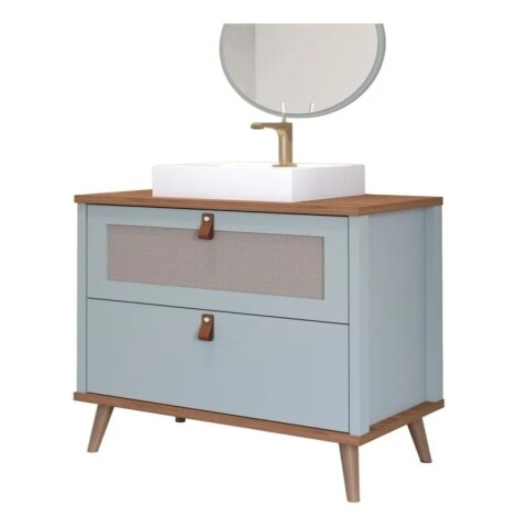 Mueble De Baño Veneto Con Bañera, 80 Cm, Color Pistacho/frye Mueble De Baño Veneto Con Bañera, 80 Cm, Color Pistacho/frye