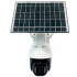 Cámara de Seguridad Solar Wifi 4k Exterior Nocturna Kit X3 Color Blanco Negro