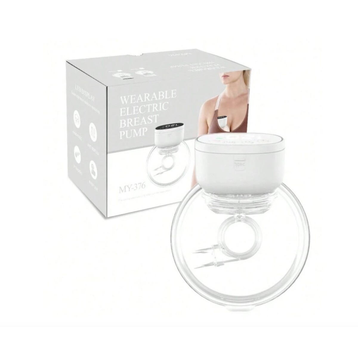 Extractor de leche eléctrico manos libres MY376 