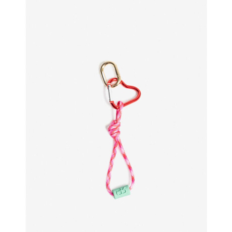 Llavero Y Bag Charm De Cordón Combinacion Bicolor