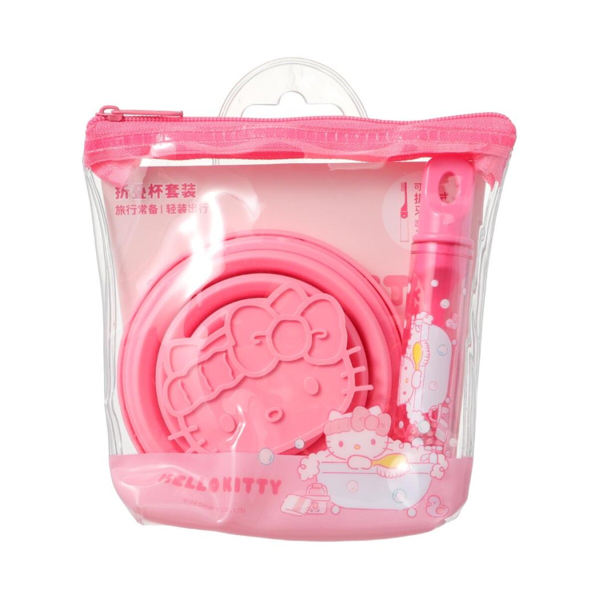 Kit cepillo y vaso dental Sanrio - Kitty 