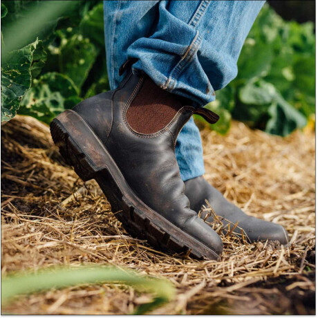 Botas Blundstone Elastic Side V Cut Stout Brown